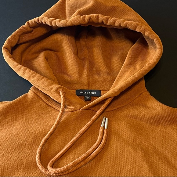 MYLES PRICE SuperLux Pullover Hoodie, cropped, rust color, Size 1/S - Picture 10 of 11